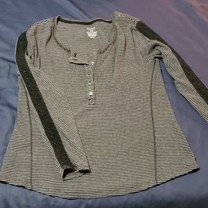 Long Sleeved Striped Shirt